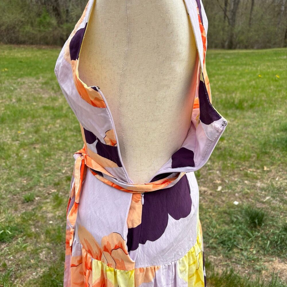 Anthropologie Maeve Floral Wrap Maxi Dress - Picture 9 of 10